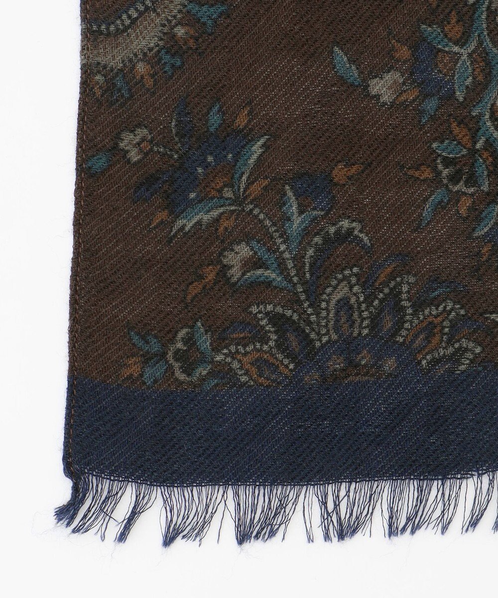 JOSEPH ABBOUD 【イタリアHolliday&Brown社製】ペイズリープリント ストール 