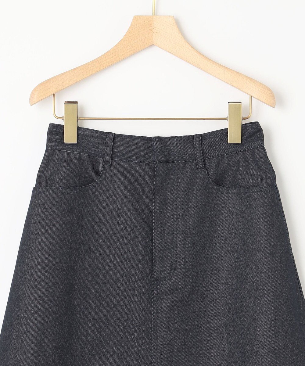 組曲 【洗える】デニムライクギャバ スカート 
