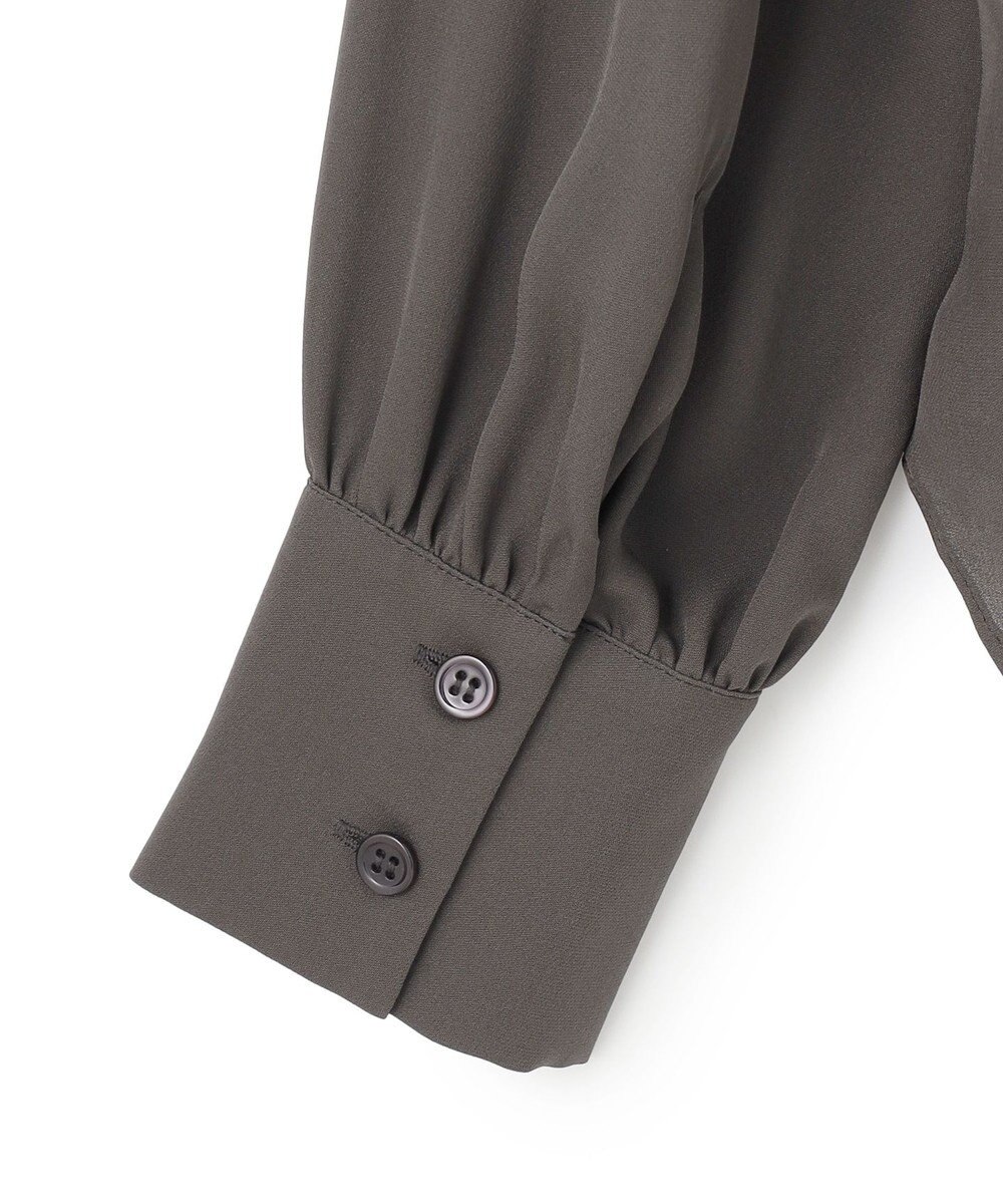 BEIGE， BRISSAC / スタンドカラーブラウス 