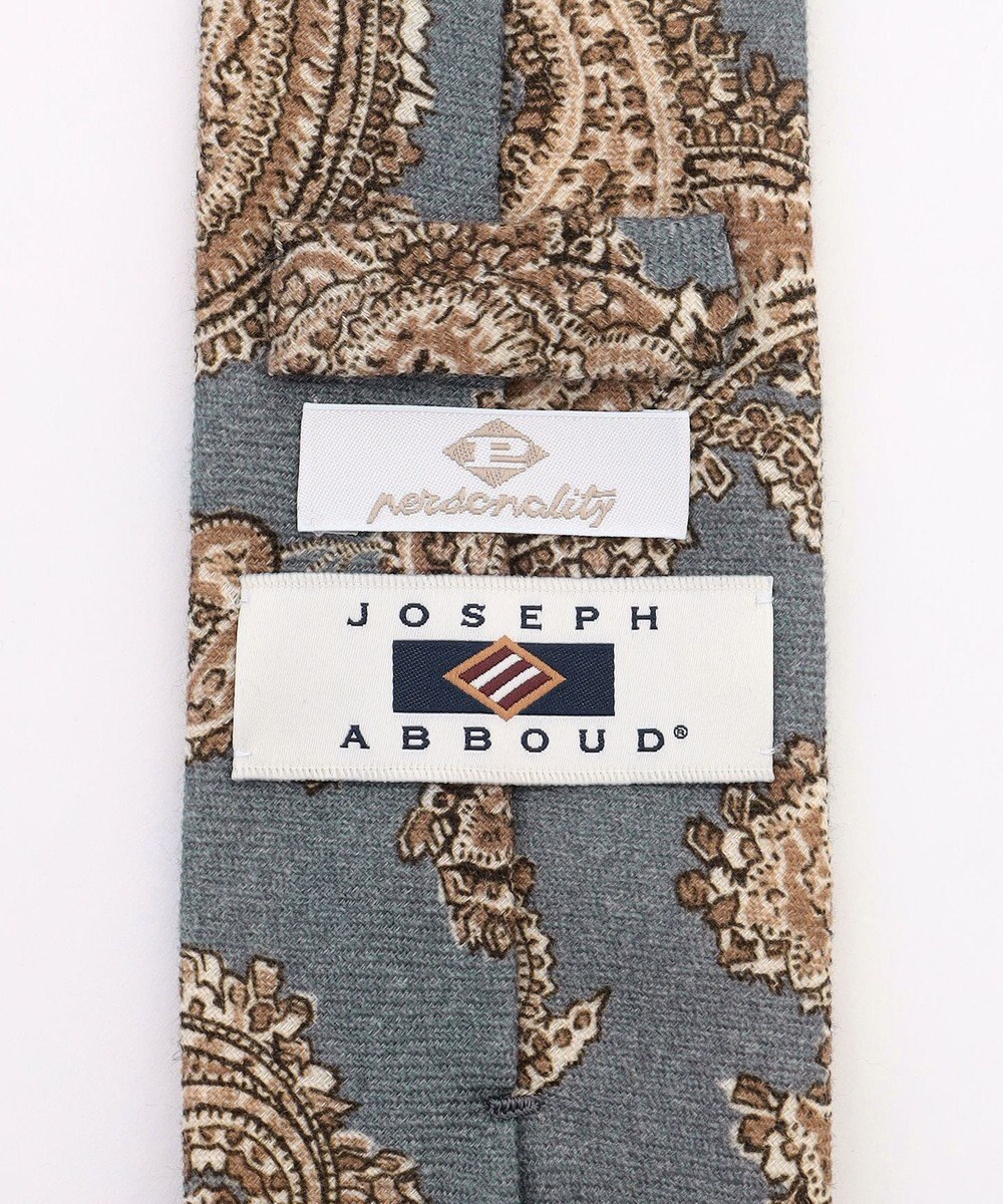 JOSEPH ABBOUD 【イタリア製 personality】ペイズリープリント ネクタイ 