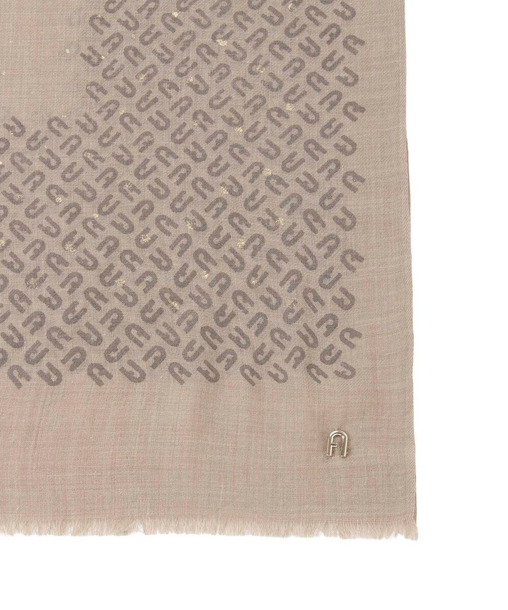 MOONBAT FURLA(フルラ）ウール100％ ウールアーチロゴストール 