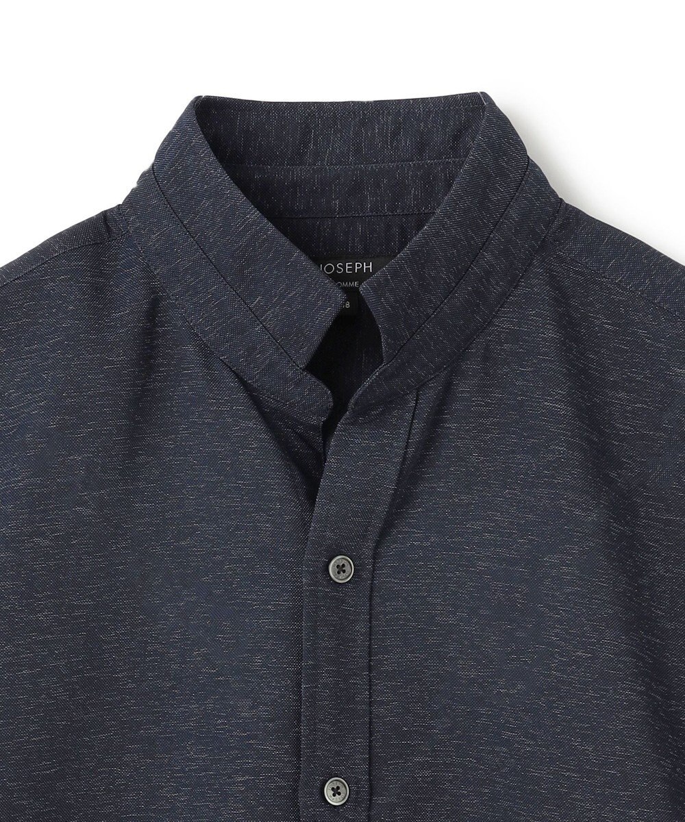 JOSEPH HOMME 新素材【軽量/通気性/清涼感/洗える/ストレッチ】レノクロスストレッチ　ウィングカラー半袖シャツ 