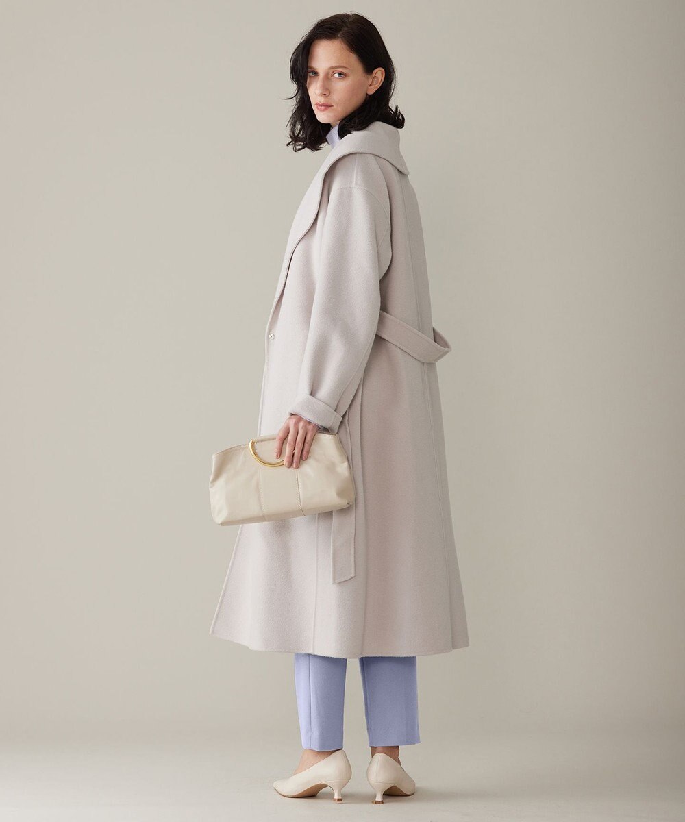 自由区 S ウールリバーロング コート 