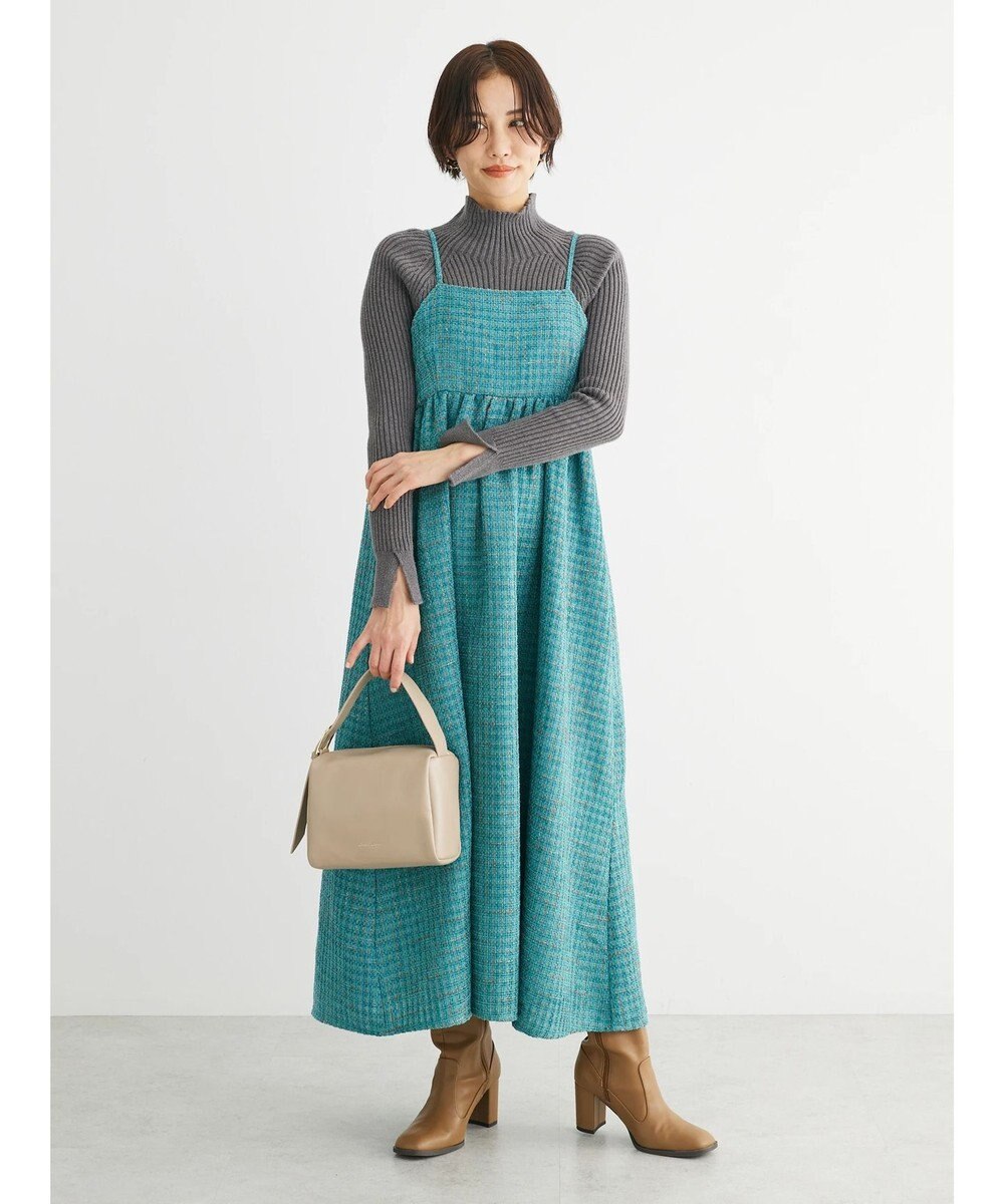 Green Parks ・ＥＬＥＮＣＡＲＥ　ＤＵＥ　ツイードキャミワンピース 