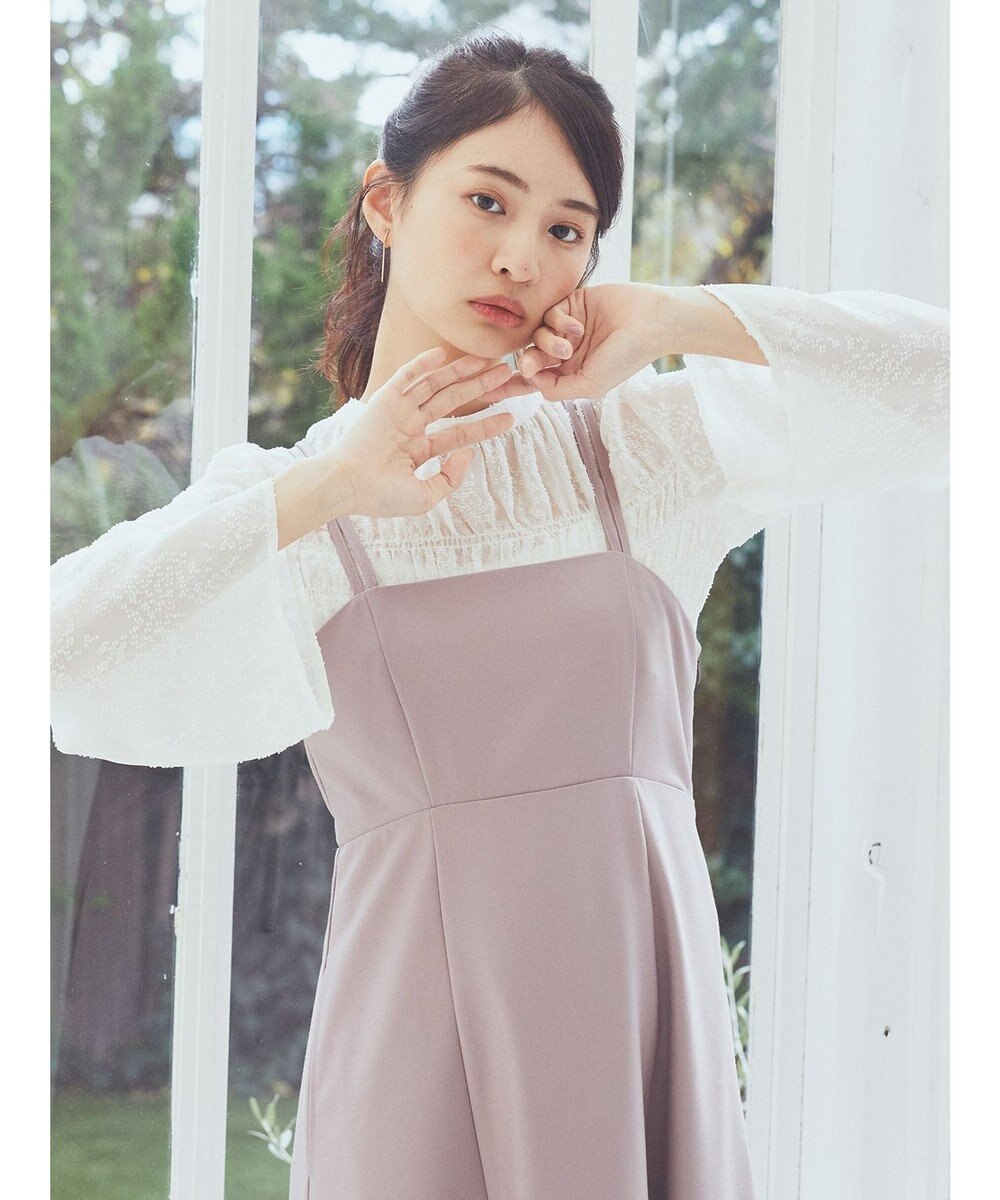 earth music&ecology ジャガードシャーリングプルオーバー 