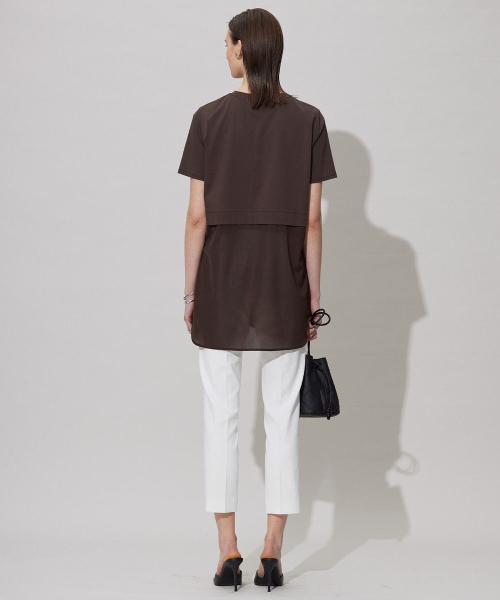 ICB L 【人気のため新色追加・UVケア・洗える】シアージャージーコンビ カットソー 