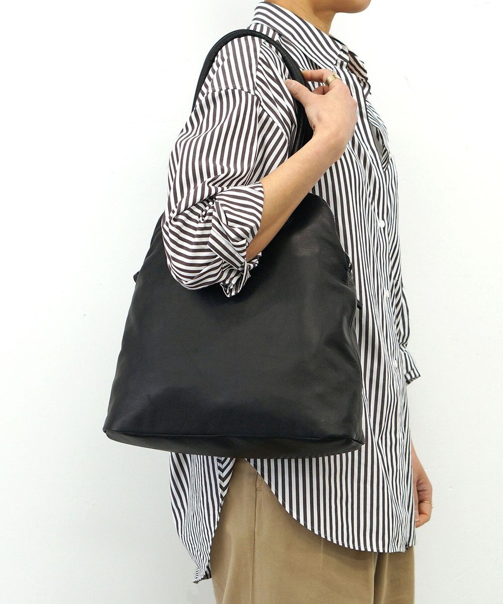 FOLNA RD ソフトレザーブガッティボストンバッグL-SIZE 