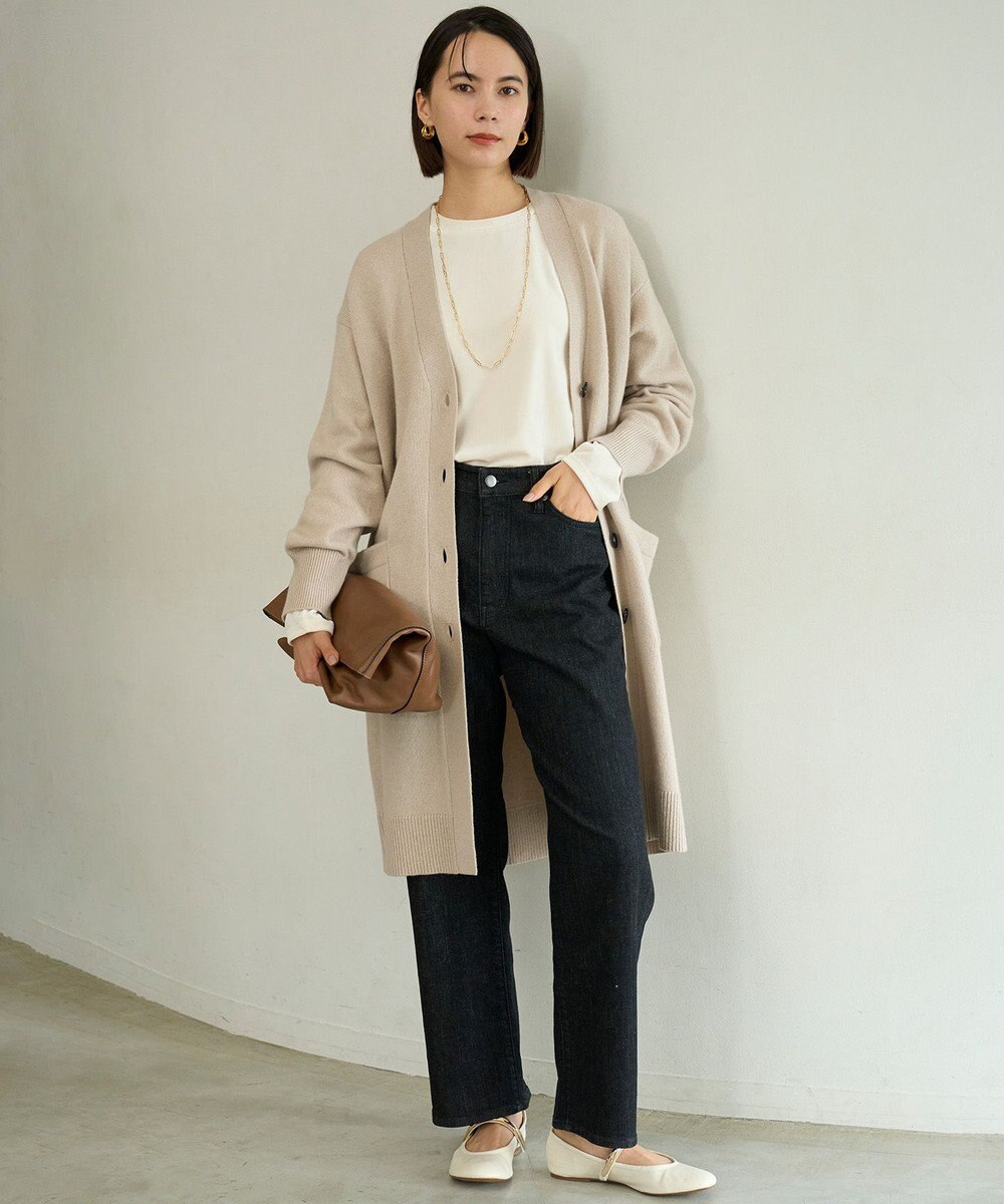 UNFILO 【UNFILO DENIM】撥水ストレッチ テーパードデニム 