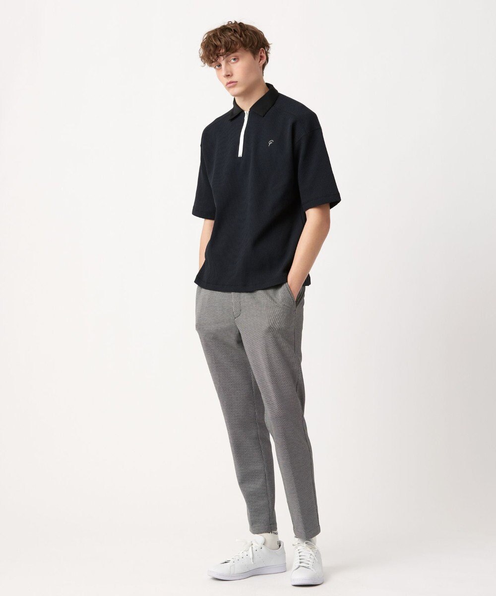 23区GOLF 【23Fondation/MEN】【UVケア】ワッフルジップアップ 