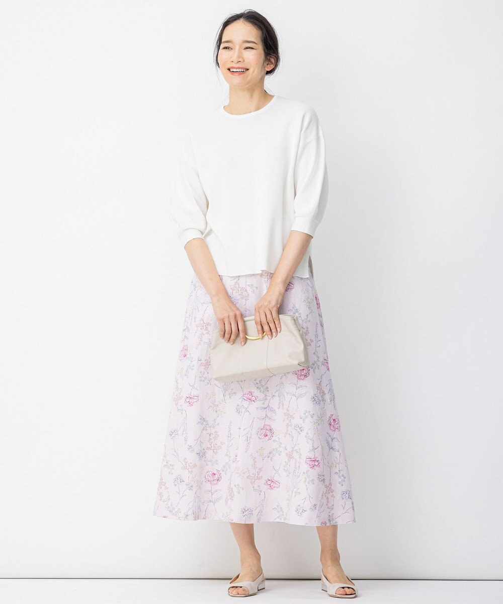 自由区　　LBEARTY 花柄 フレアスカート 自由区LBEARTY 花柄 フレアスカート