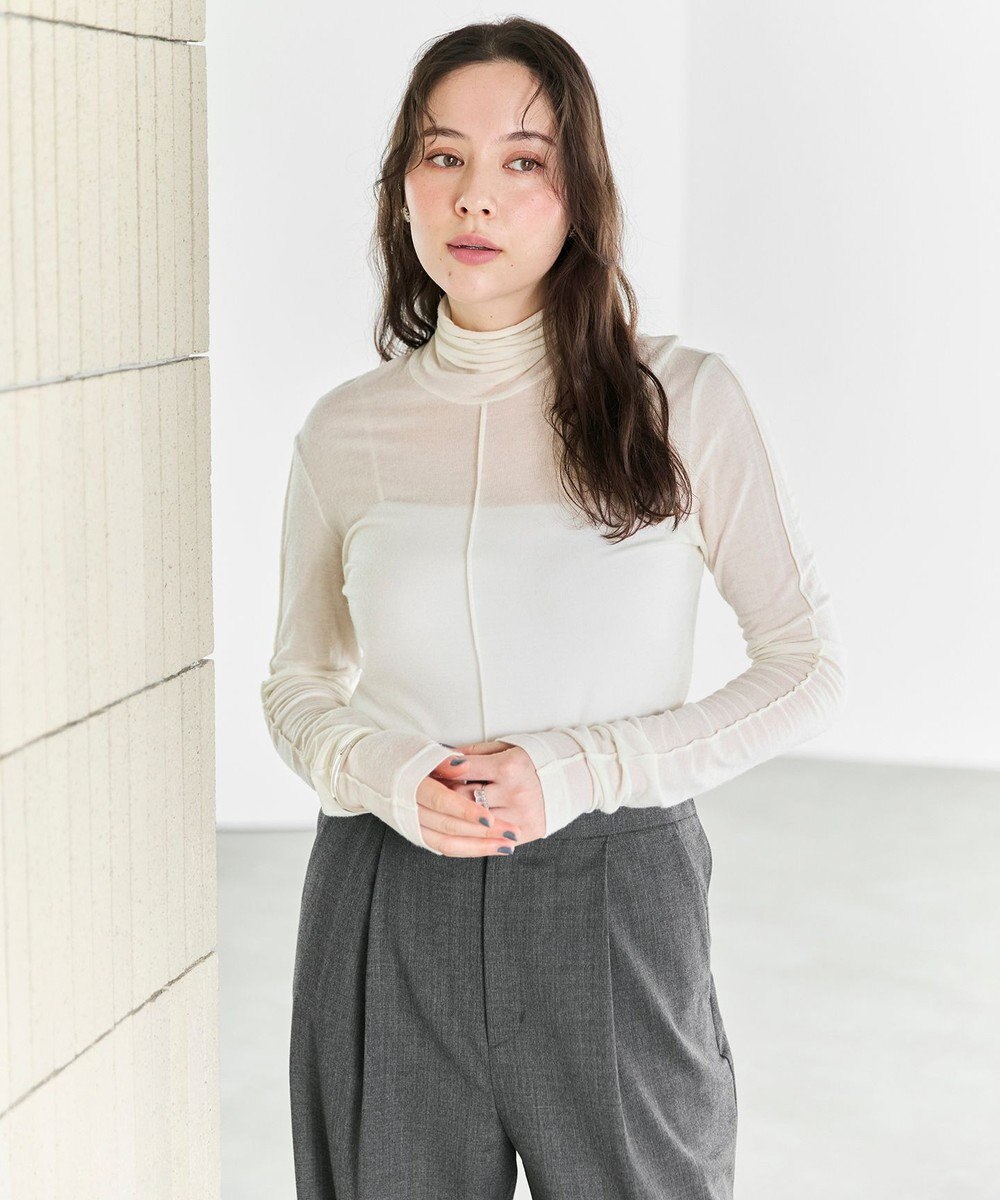 #Newans 【ストレッチ】【カシミヤ混】カシミヤシルクジャージー 