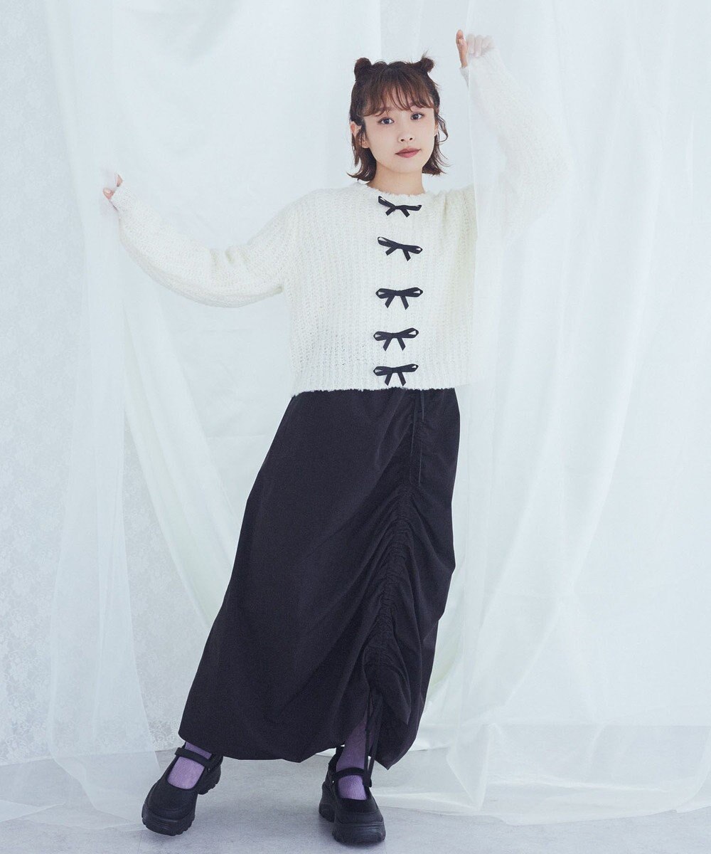 Green Parks ■高橋愛×ＧｒｅｅｎＰａｒｋｓメニーリボンニット 