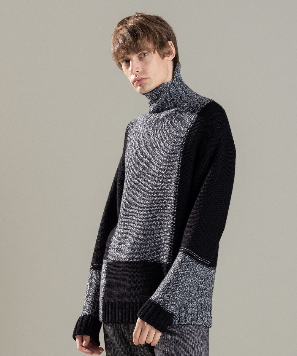 JOSEPH HOMME メリノブロック　ニット 