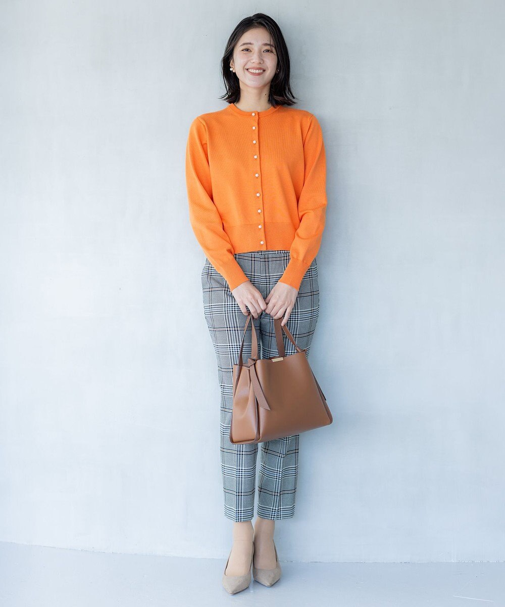 組曲 【洗える・6色展開】Elenaベーシックニット カーディガン 