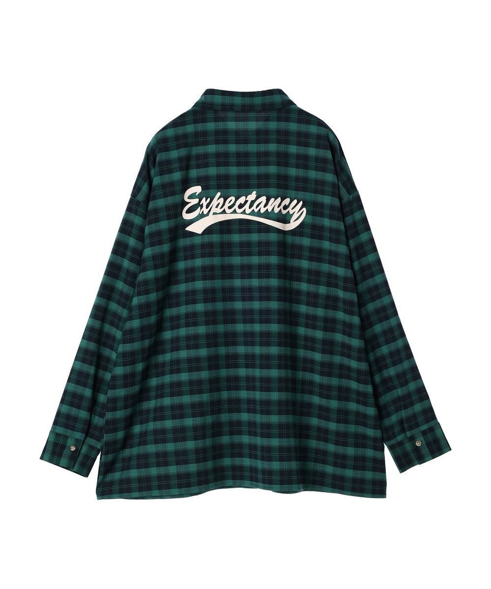 Green Parks ＥＧＯＩＳＴ　チェックロゴシャツチュニック 