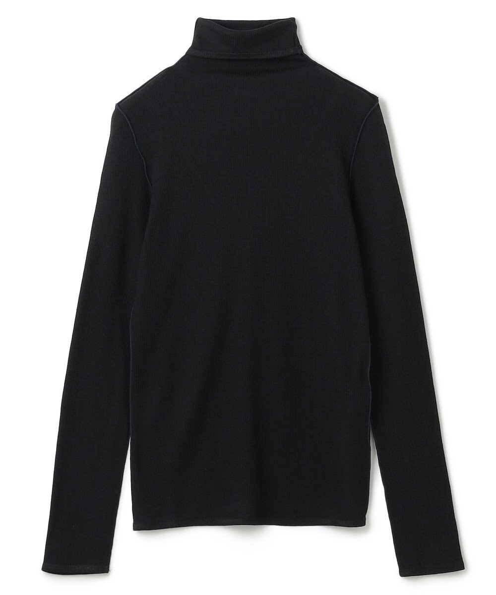 BEIGE， 【洗える・GISELe 10月号掲載】FORD / ウール配色メローハイネックカットソー 