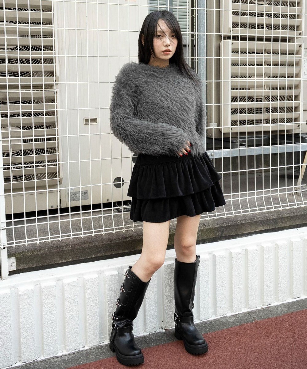 WEGO ベロアフリルスカパン 