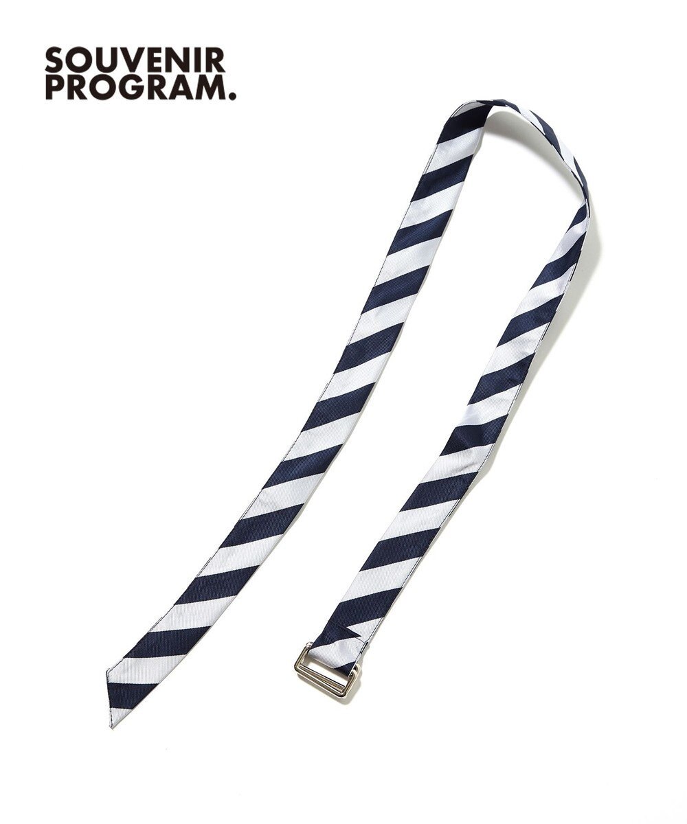 J.PRESS MEN 【J.PRESS ORIGINALS】【UNISEX】Polyester Rep Ribbon Belt 