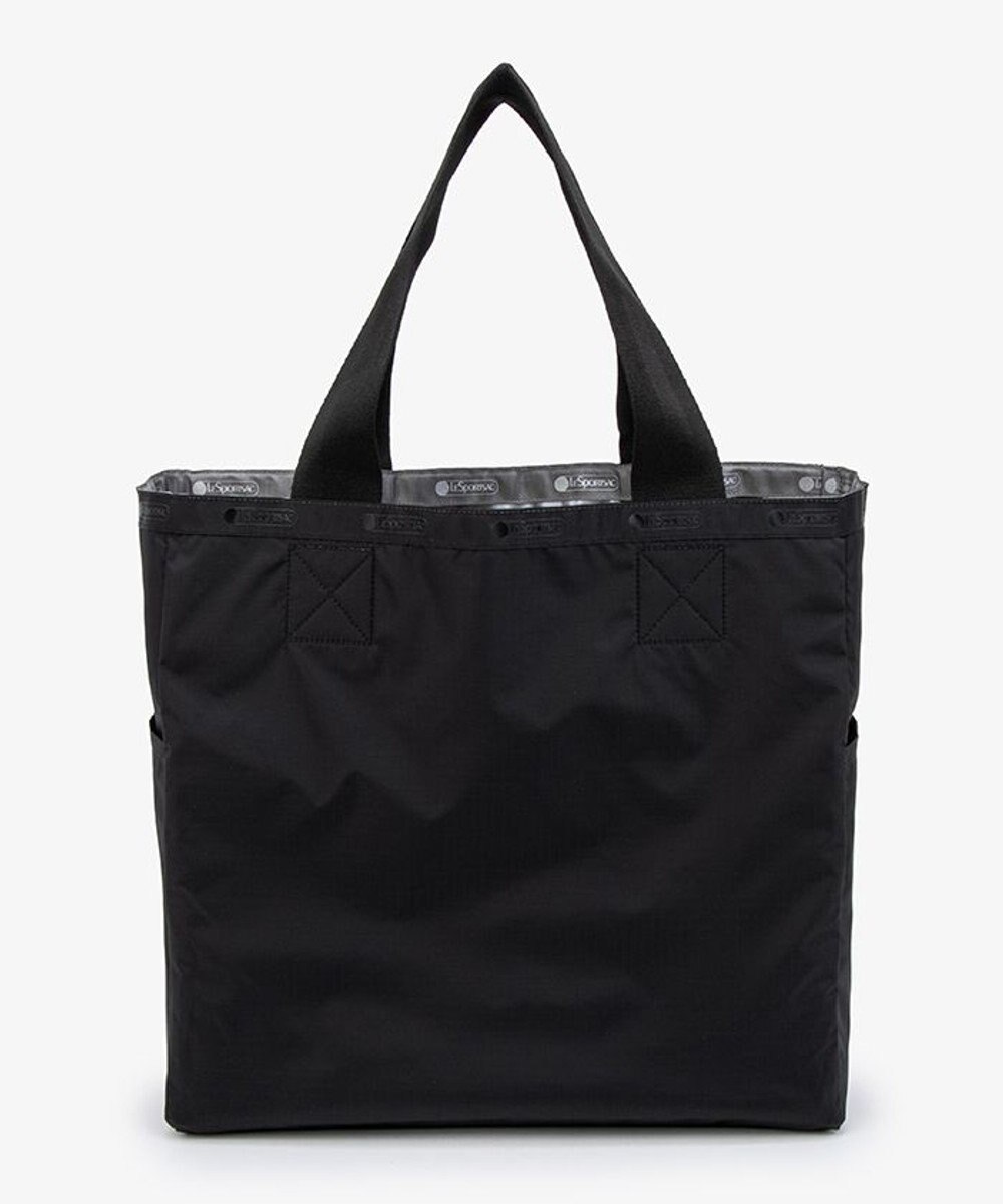 LeSportsac LG REVERSIBLE TOTE/ガンメタル/ブラックソリッド 