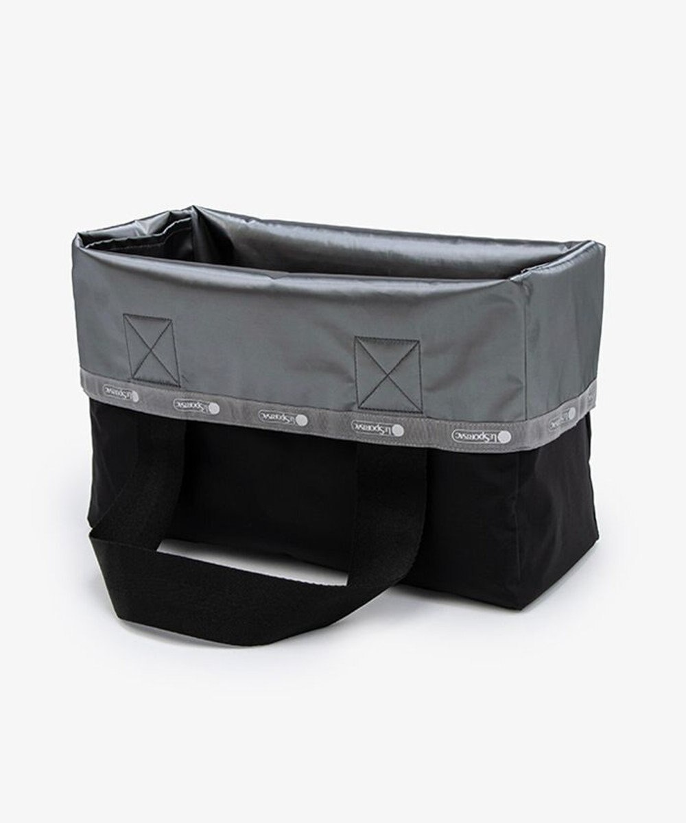 LeSportsac LG REVERSIBLE TOTE/ガンメタル/ブラックソリッド 