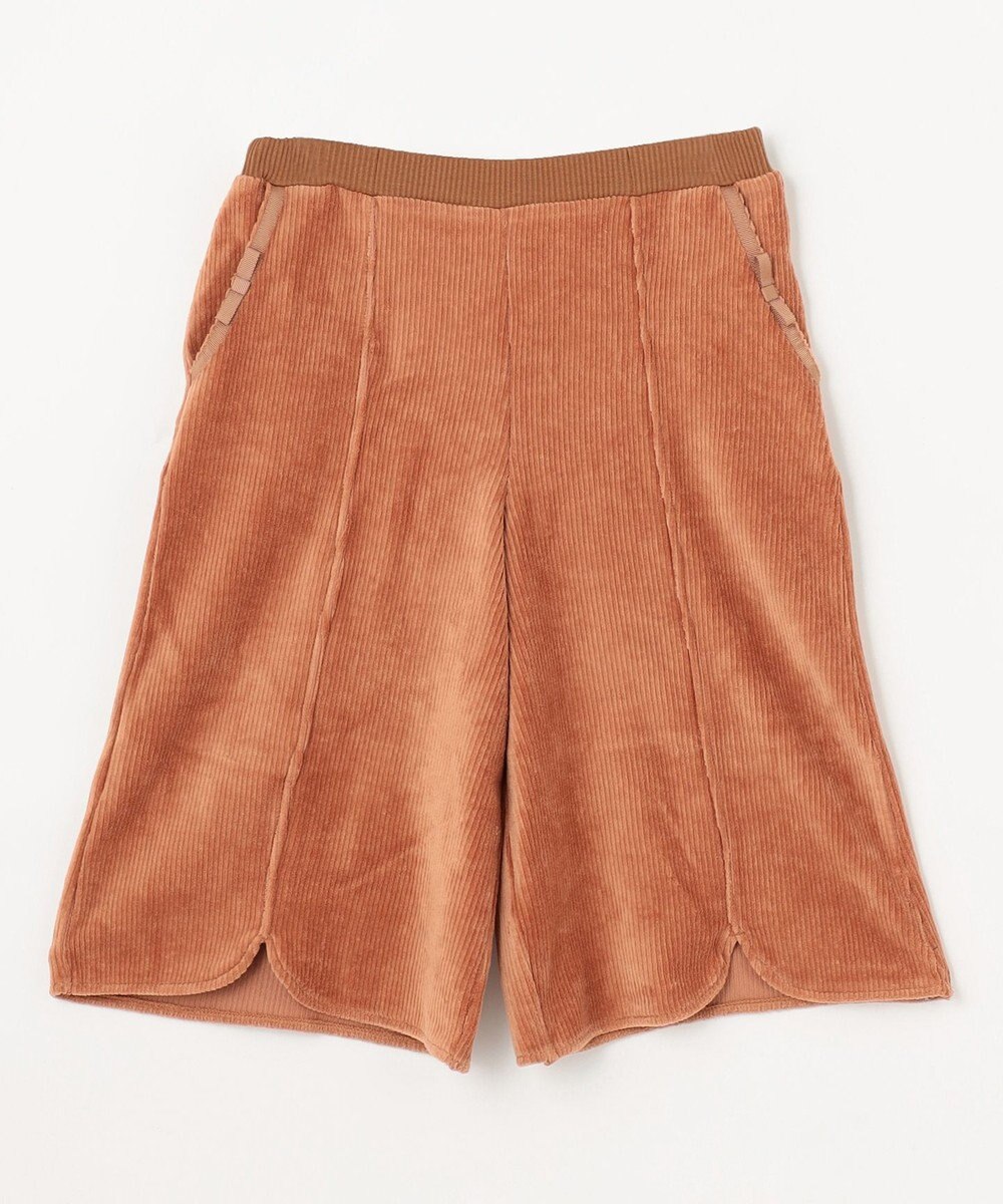 組曲 KIDS 【150-160㎝】コーディロイ ハーフパンツ 