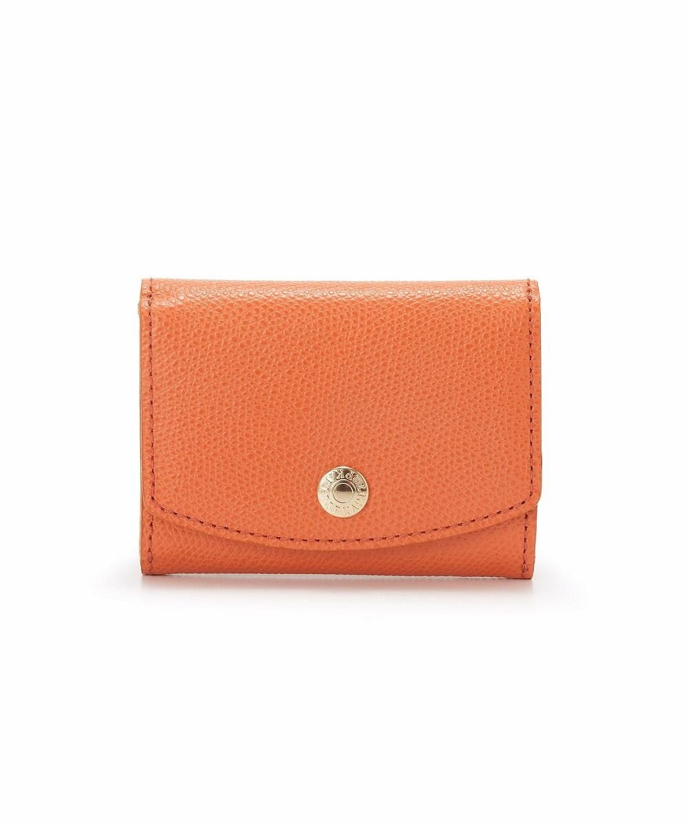 TOPKAPI 【TOPKAPI】角シボ型押し・ラウンドフラップ  三つ折り 財布 COLORATO コロラート 