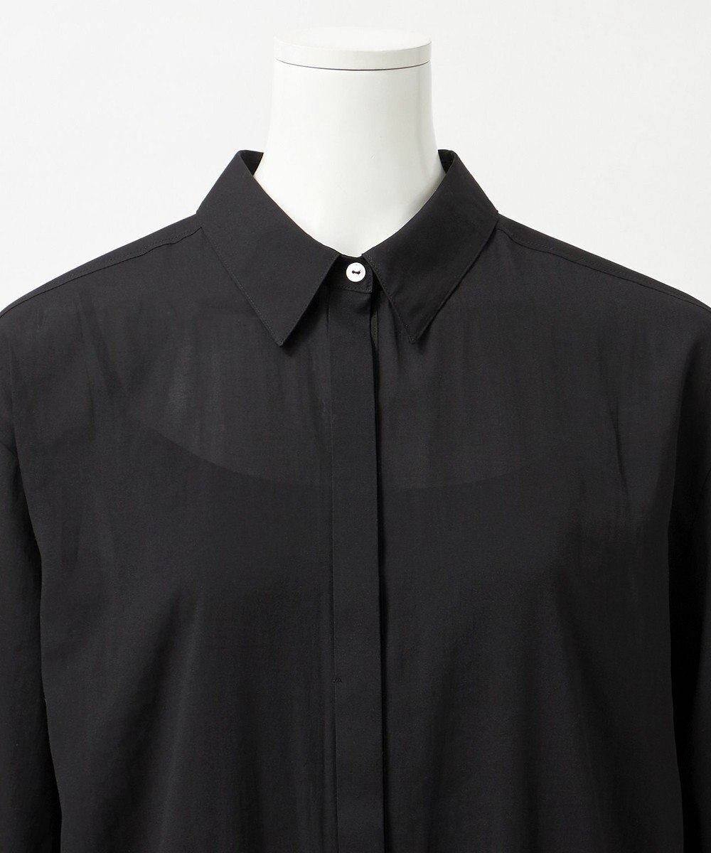 23区 S 【GOLD LABEL】トリアセテートオーガンジー プリーツワンピース 