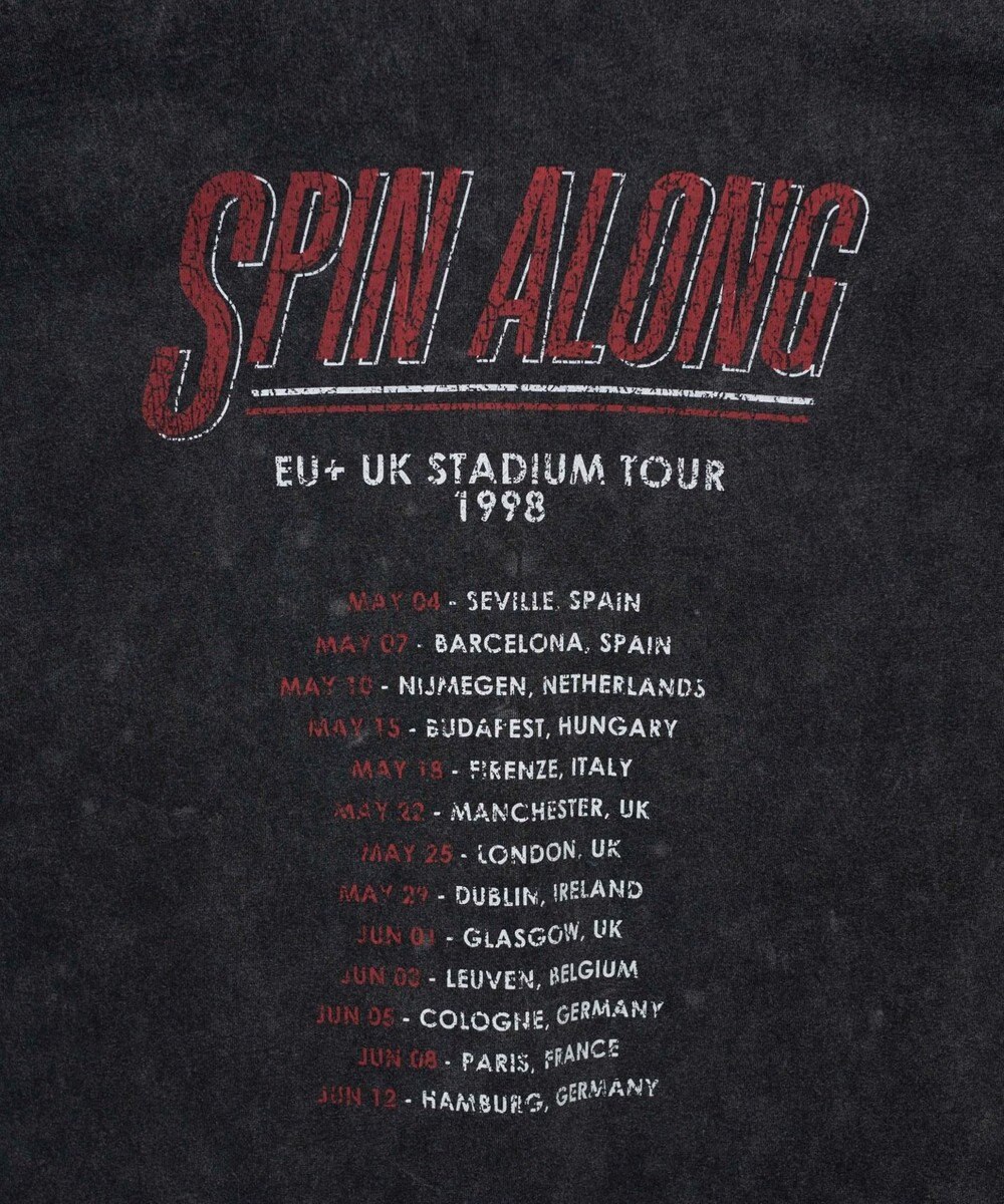 WEGO 【綿100%】ヴィンテージウォッシュグラフィックTシャツ 