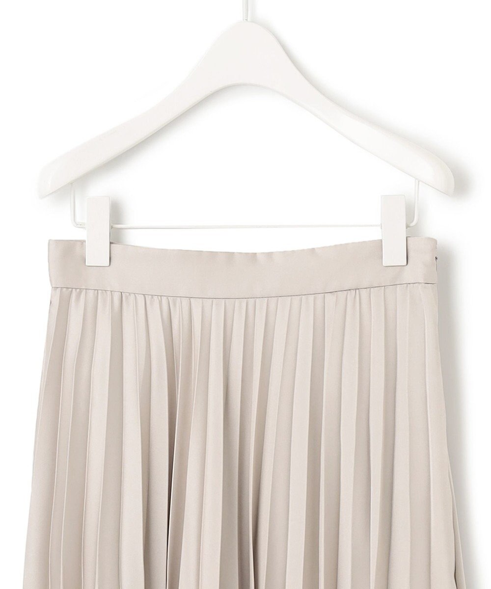 ICB 【洗える】 レザーライクプリーツスカート 