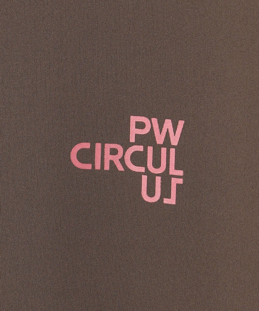 PW CIRCULUS 【吸水速乾 / UV遮蔽率99.5% UVカット / ストレッチ】【WOMEN】ハーフジップロングスリーブモックネックT ゴルフウェア レディース 