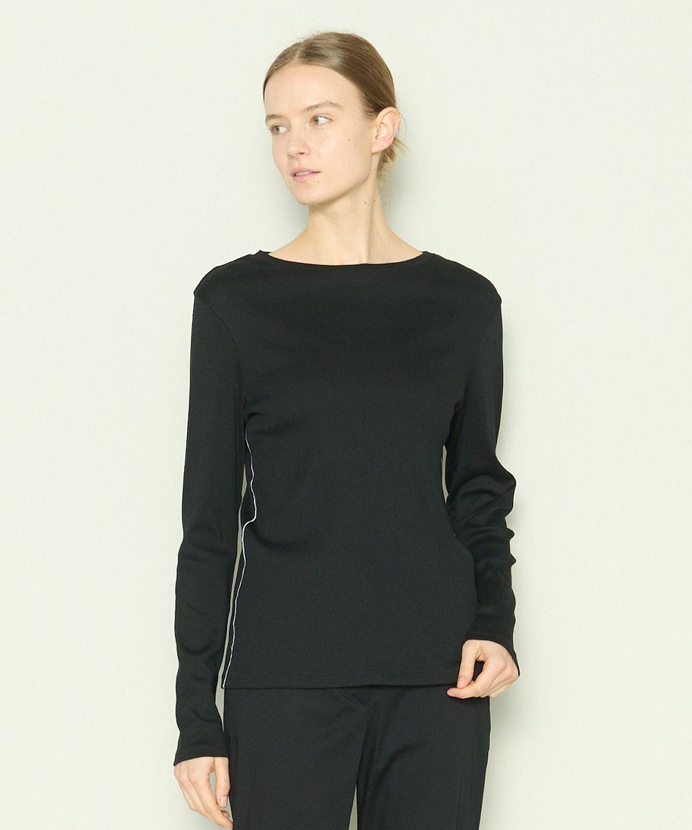 JOSEPH 【洗える】クリーミーリブ　ロングスリーブトップス 