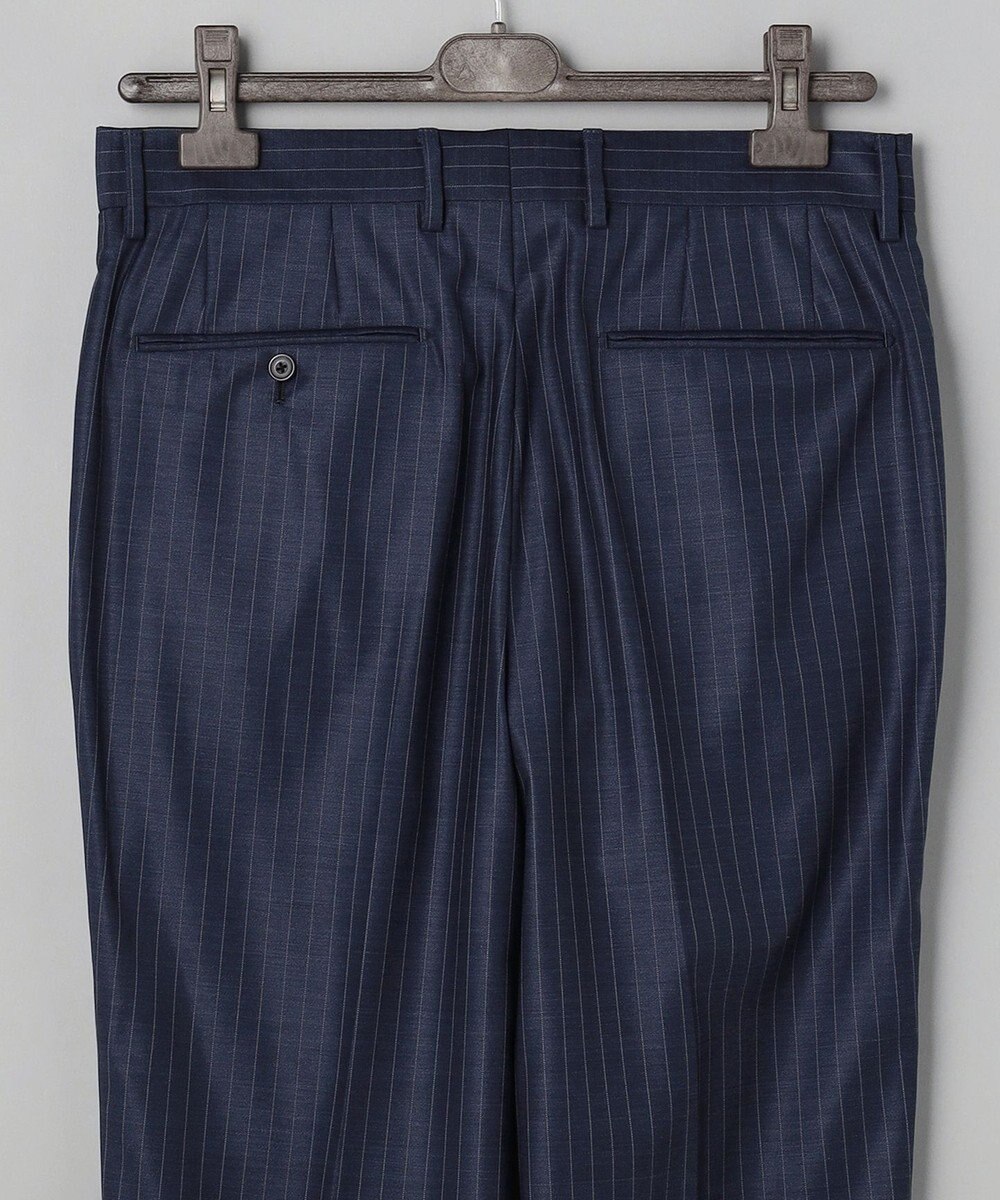 GOTAIRIKU 【Loro Piana Fabric】365 通年 3ピーススーツ(ネイビーストライプ) 