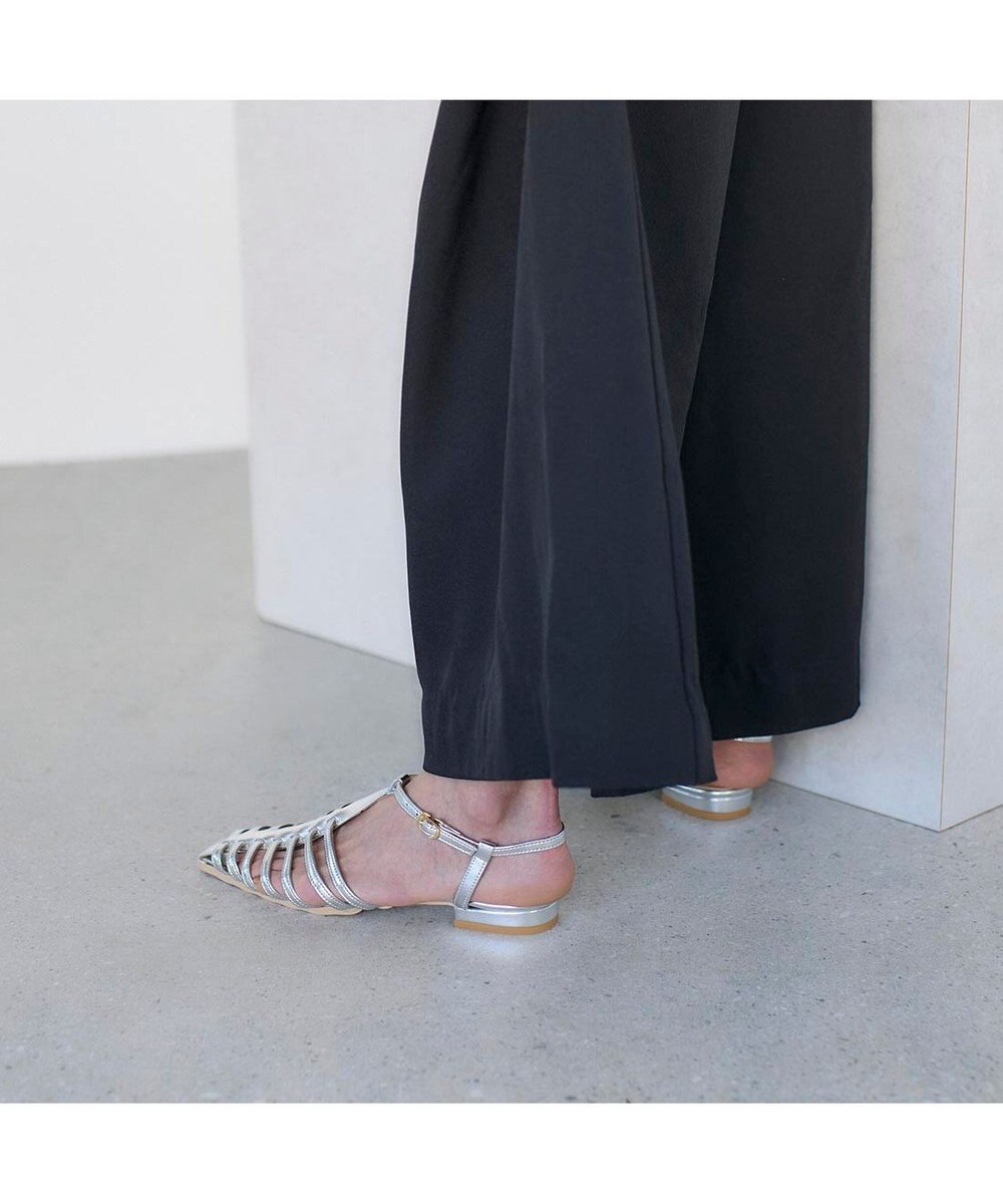 MODE ET JACOMO <carino>ポインテッドトゥグルカサンダル 