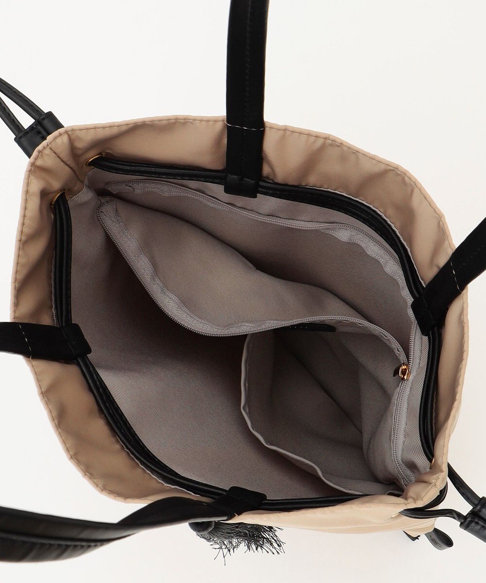 自由区 ナイロン巾着サブトート バッグ 