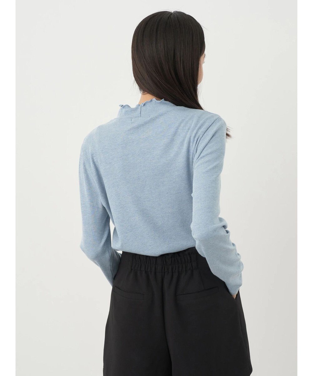 earth music&ecology ラメテレコハイネックプルオーバー 