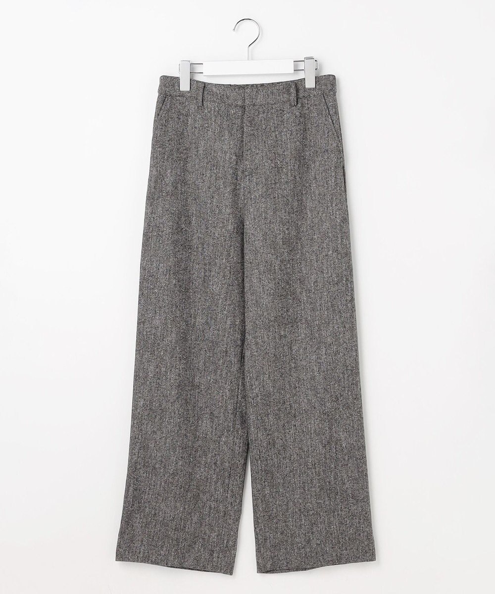 J.PRESS LADIES S ラメツイード セミワイド パンツ 