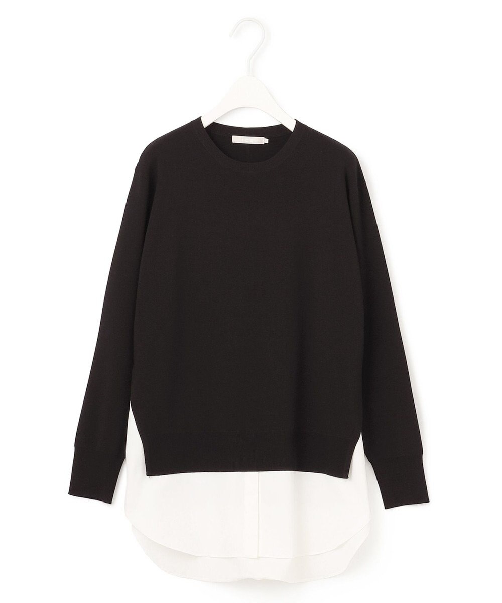 ICB 【洗える】 クロスコンビ ニットプルオーバー 