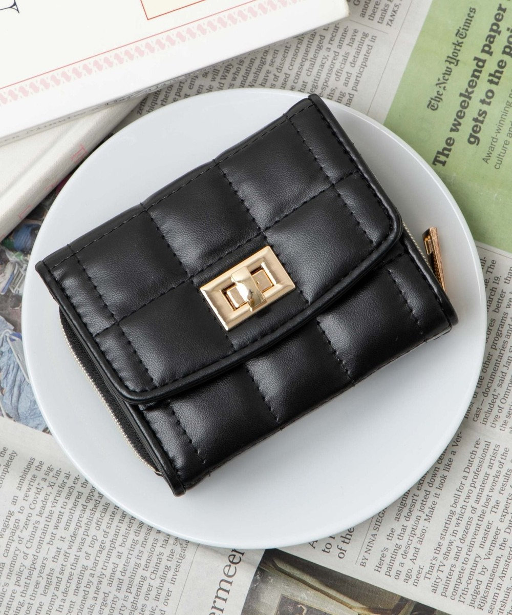 WEGO パイピングキルティングウォレット 