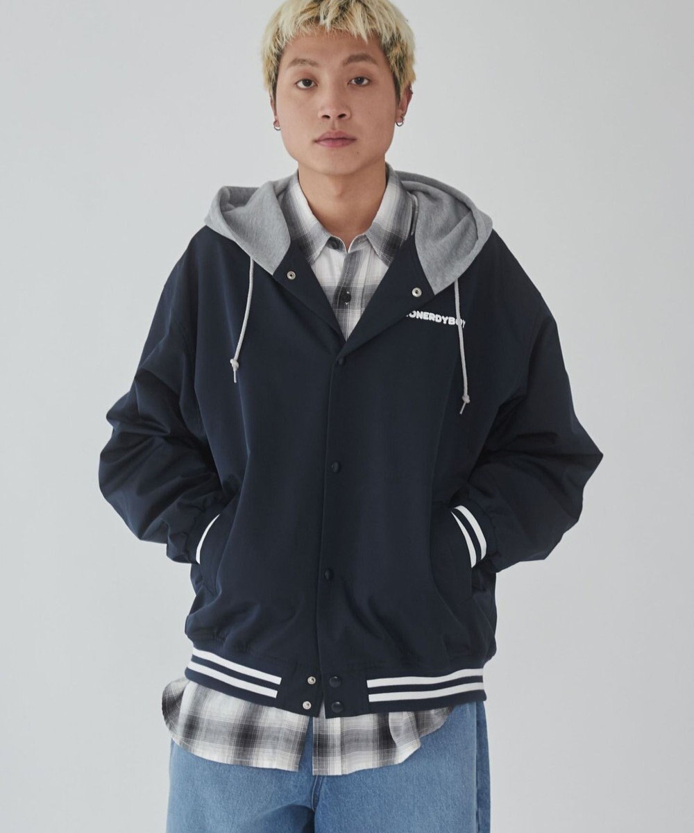 WEGO 【ユニセックス着用ITEM】グラフィックフードスタジャン 