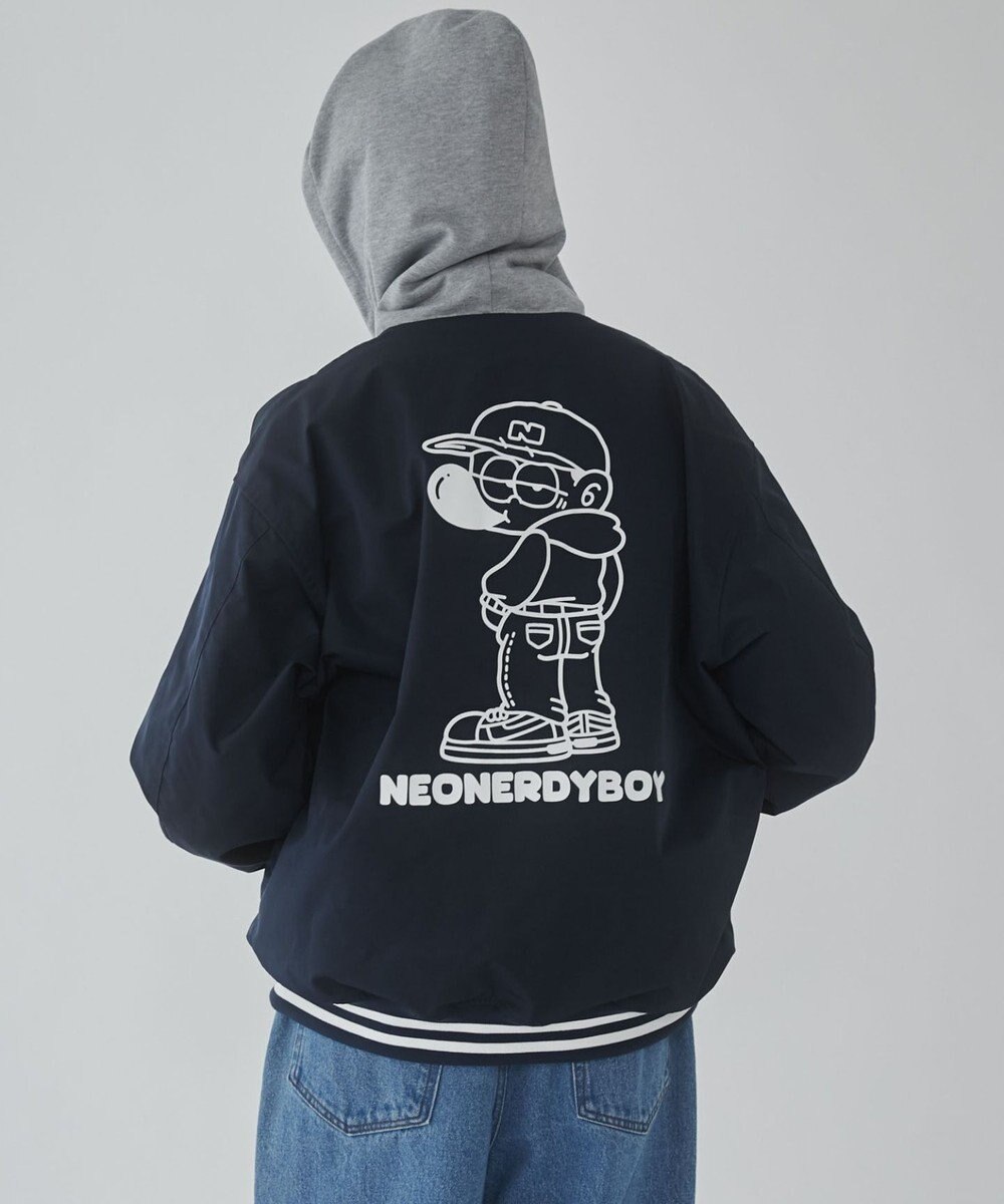 WEGO 【ユニセックス着用ITEM】グラフィックフードスタジャン 