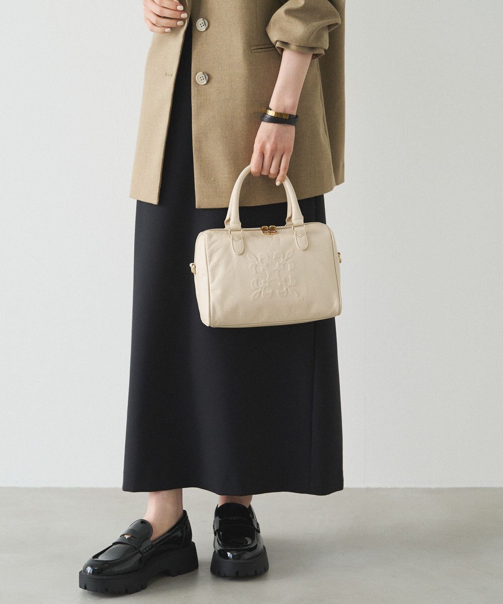 russet 《composition》レザー2WAYミニボストンバッグ(CE-1684) 