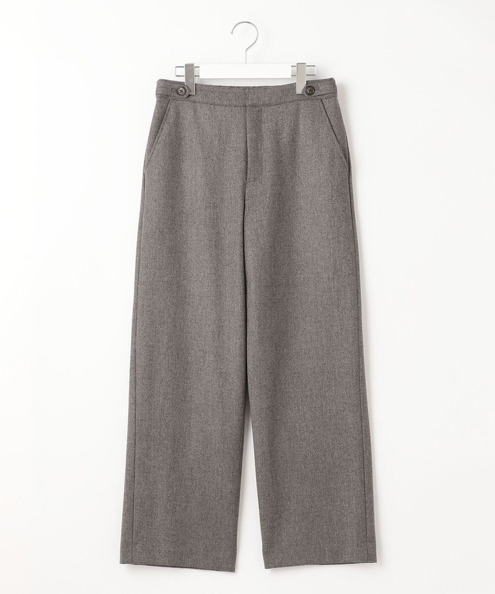 J.PRESS LADIES クラシカルツイード＆ヘリンボン セミワイド パンツ 
