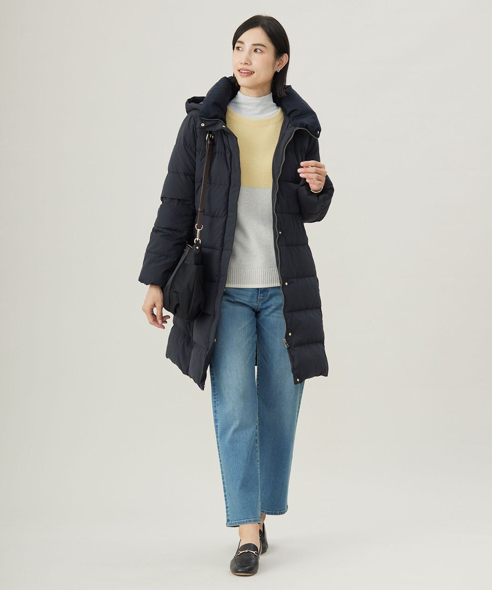 J.PRESS LADIES S 【洗える】BASIC STRETCH DENIM ボーイフィット パンツ 