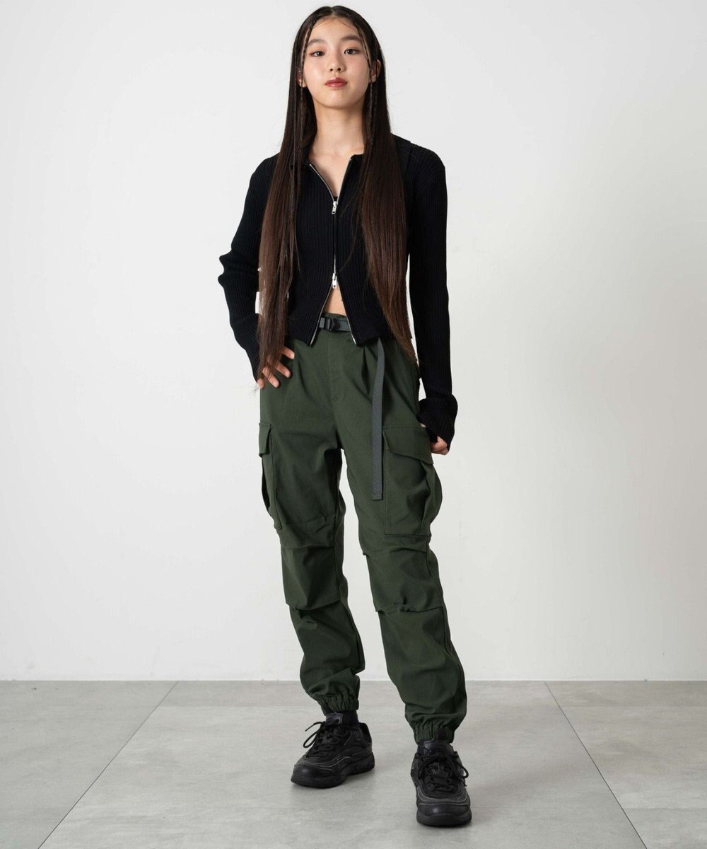 WEGO 【KIDS/ユニセックス着用ITEM】ストレッチトカーゴジョガーパンツ（JUNIOR） 