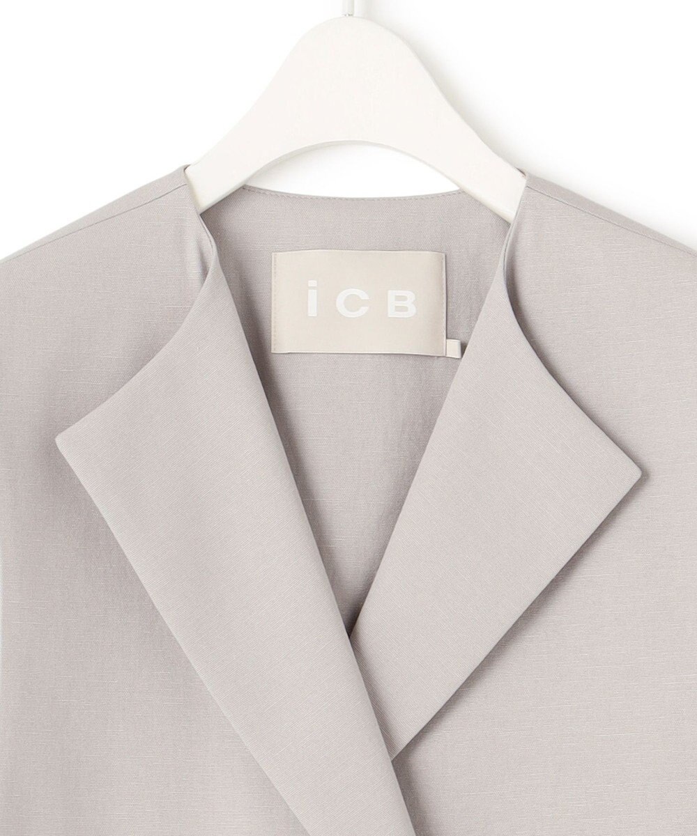 ICB 【接触冷感・UVケア・撥水・洗える】 LooseWeave ノーカラージレ 