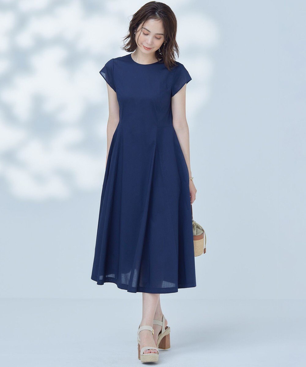 組曲 S コットンローン フレアワンピース 