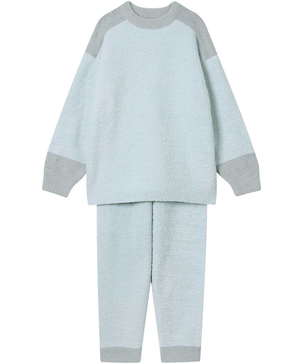 une nana cool カラーブロッキング プルオーバー＆ロングパンツセット 