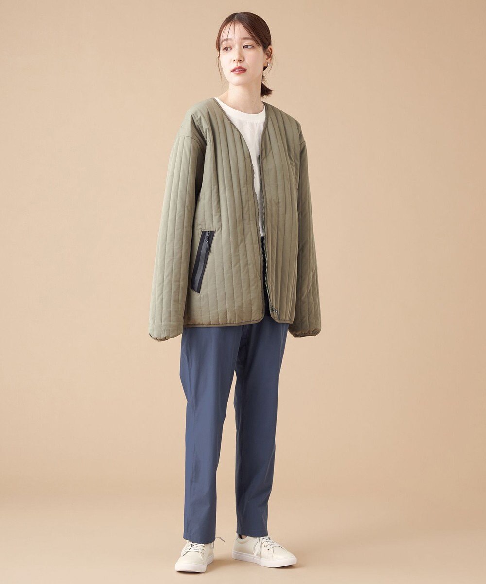 SHARE PARK LADIES 【UNISEX】キルティング蓄熱中綿 Ｖカーディガン（Mサイズ） 