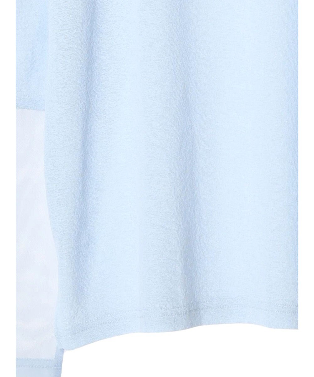 Green Parks 袖チュールドッキングプルオーバー 