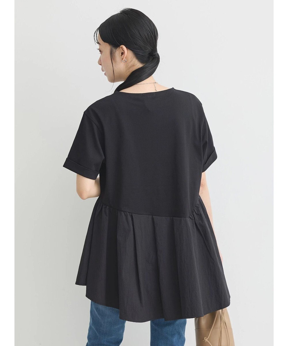 earth music&ecology 異素材チュニックカットソー 